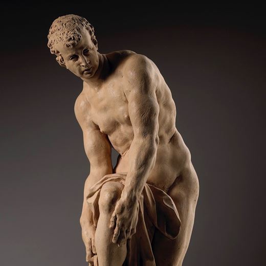 Hermes Fastening his Sandal, also known as Cincinnatus